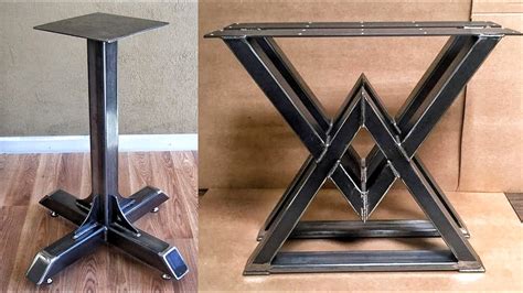 sheet metal legs|metal table legs.